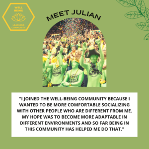 well-being learning community testimonial