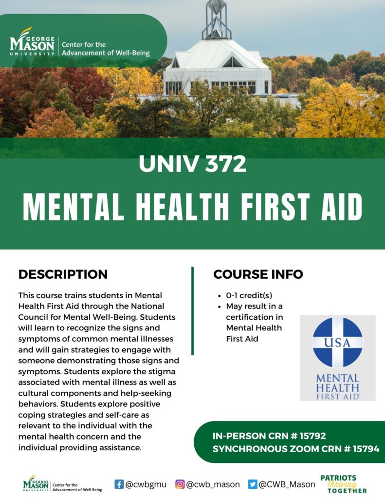 mental health first aid students