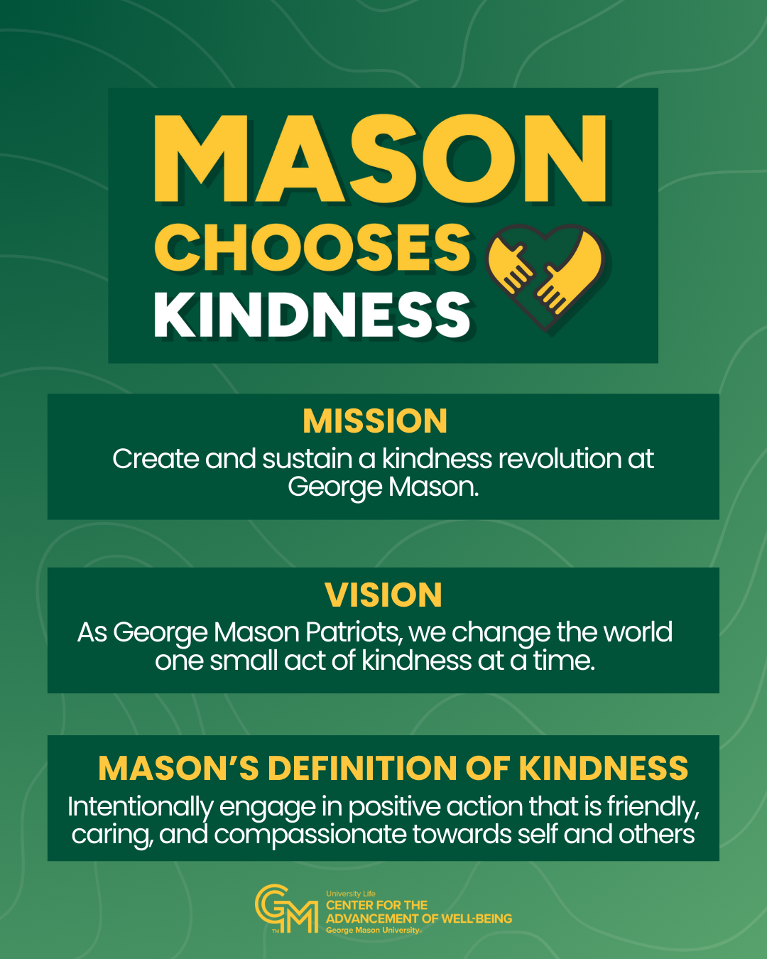 Mason Chooses Kindness who we are graphic