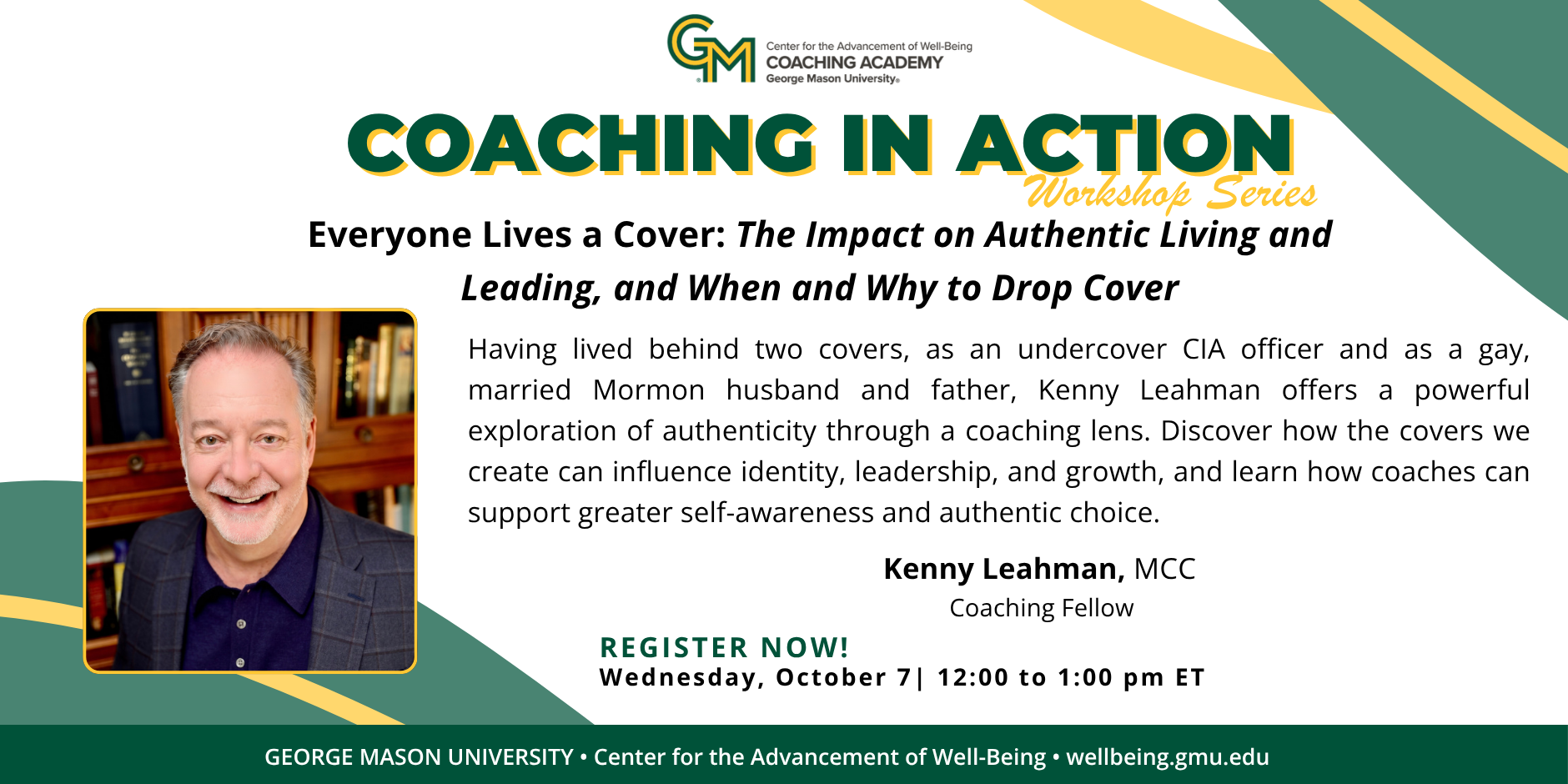 Coaching in Action series Everyone Lives a Cover webinar graphic