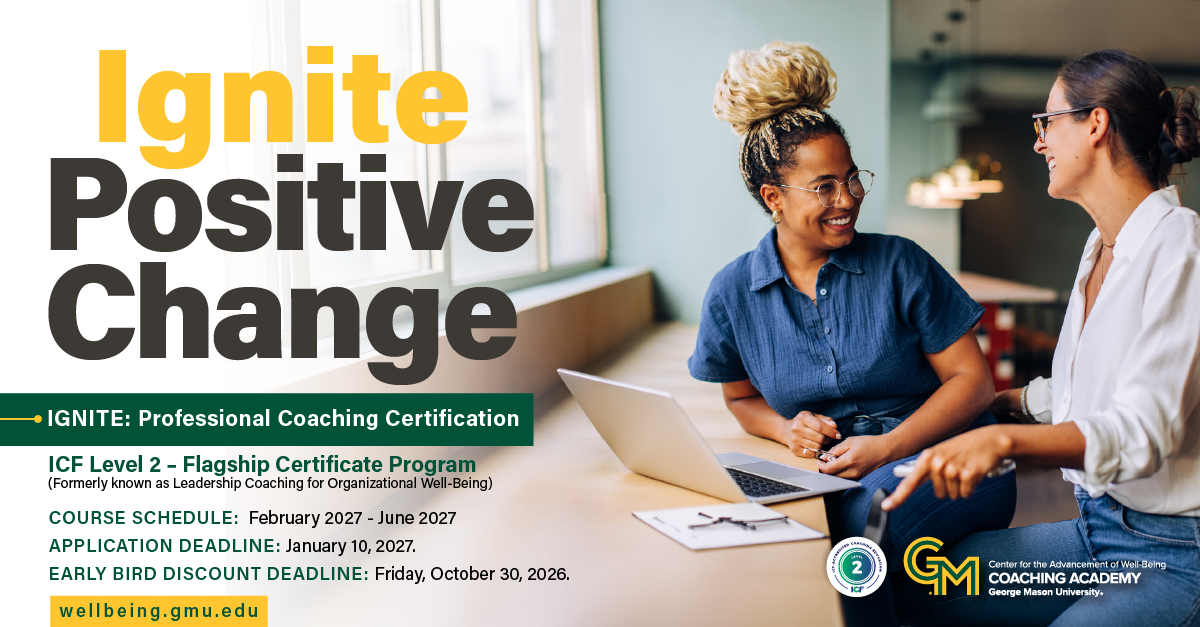 IGNITE coaching official spring 2027 cohort graphic